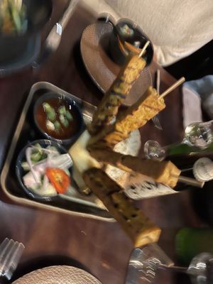 Tofu satay!  at Aria Hotel - Lemongrass in Las Vegas