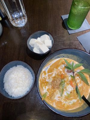 Penang curry  at Aria Hotel - Lemongrass in Las Vegas