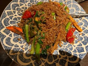 Basil fried rice at Aria Hotel - Lemongrass in Las Vegas