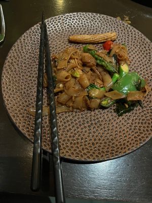 Drunken noodles at Aria Hotel - Lemongrass in Las Vegas