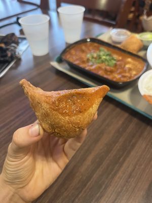 Samosa 😍  at Mint Indian Cuisine in Gainesville