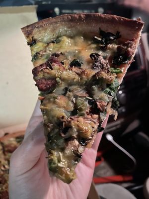 Vegan pizza!   at Hell Pizza in Papamoa