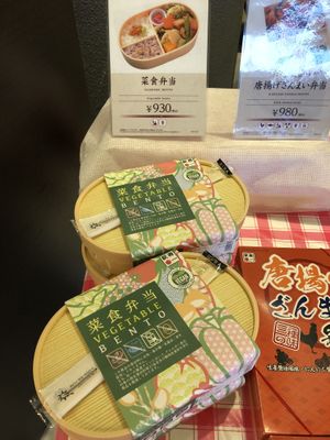 Vegan Vegetable Bento at NRT - Tokyo Food Bar - T1 in Narita