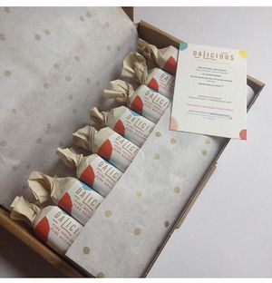 Vegan treats made from dates 
Credit: @dalicious.ams at Wijs West in Amsterdam