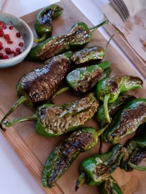 Padron at Barraca Café in Lourinha