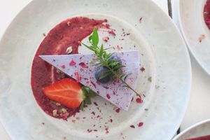 Raw cake. at Barraca Café in Lourinha