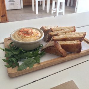 Hummus  at Barraca Café in Lourinha