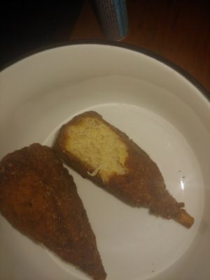 Vegan herb drumsticks at Vegan Hut Cafe in Waldorf