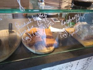 Peanut butter blondie at Lion's Den in Haslemere