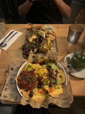 Borrelplank and nachos   at Aloha in Leiden
