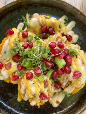 Cauliflower with tahini side  at Aloha in Leiden