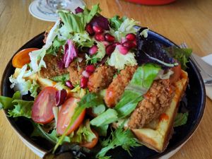 Chickwaffle at Aloha in Leiden