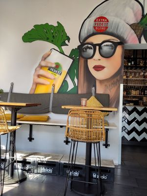 Wall at Aloha in Leiden