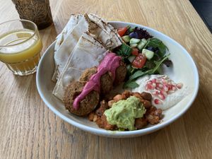 Falafel bowl  at Aloha in Leiden