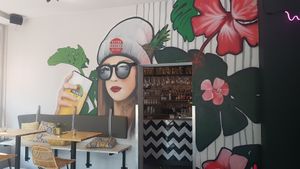 Entrance at Aloha in Leiden