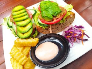 Avocado Sandwich at Secret Garden in Cat Ba