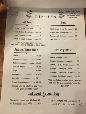 Drinka at Secret Garden in Cat Ba