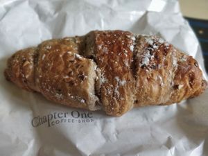 Blueberry croissant at Chapter One Coffee Shop in Edinburgh