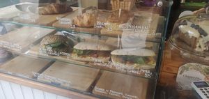 Sandwich display at Chapter One Coffee Shop in Edinburgh