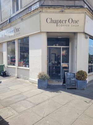 Front at Chapter One Coffee Shop in Edinburgh