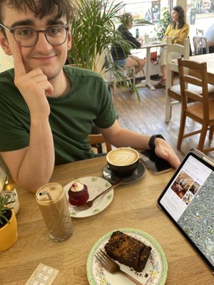   at Chapter One Coffee Shop in Edinburgh