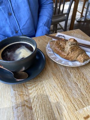 Blueberry croissant  at Chapter One Coffee Shop in Edinburgh