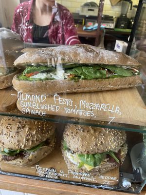 Options   at Chapter One Coffee Shop in Edinburgh