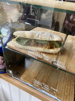 Falafel   at Chapter One Coffee Shop in Edinburgh