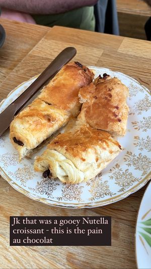 Pain du chocolat   at Chapter One Coffee Shop in Edinburgh