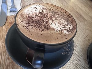 Mocha  at Chapter One Coffee Shop in Edinburgh