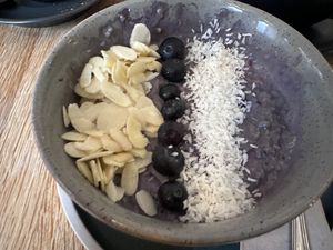 Blueberry Oatmeall  at Chapter One Coffee Shop in Edinburgh