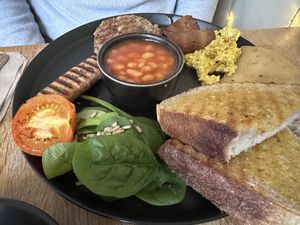Full Breakfast (amazing haggis!!)  at Chapter One Coffee Shop in Edinburgh