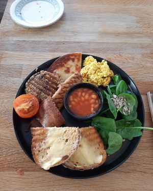 Schottisches Frühstück #Veganuary at Chapter One Coffee Shop in Edinburgh