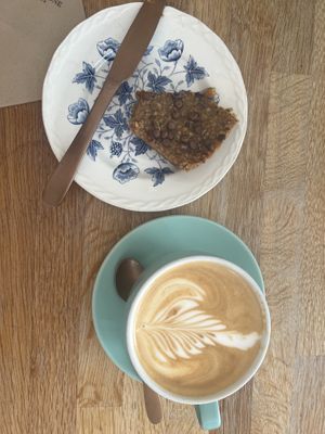 Beautiful coffee, right?  at Chapter One Coffee Shop in Edinburgh