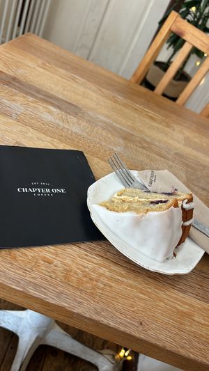   at Chapter One Coffee Shop in Edinburgh