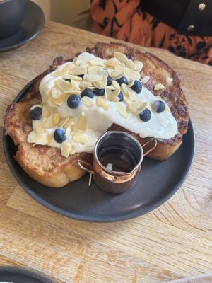 French toast  at Chapter One Coffee Shop in Edinburgh