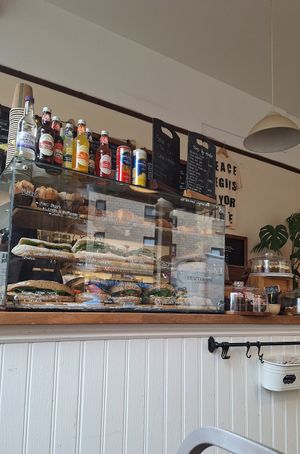 So many different sandwiches at Chapter One Coffee Shop in Edinburgh