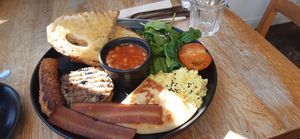 Breakfast at Chapter One Coffee Shop in Edinburgh