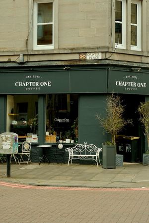  at Chapter One Coffee Shop in Edinburgh