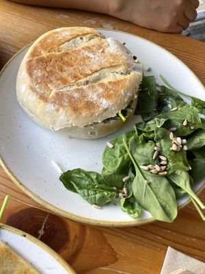 Pesto sandwich 7.5/10  at Chapter One Coffee Shop in Edinburgh