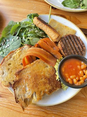 Breakfast 7.5/10 (ask for olive oil- salad was dry)  at Chapter One Coffee Shop in Edinburgh