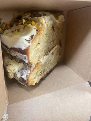 Pistachio cake   at Chapter One Coffee Shop in Edinburgh