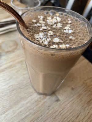Coffee breakfast smoothie   at Chapter One Coffee Shop in Edinburgh