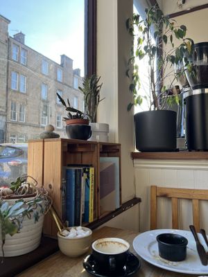   at Chapter One Coffee Shop in Edinburgh