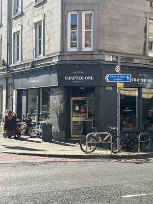   at Chapter One Coffee Shop in Edinburgh