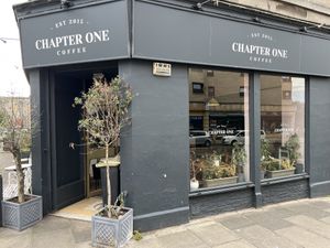   at Chapter One Coffee Shop in Edinburgh