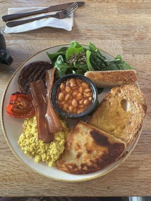 Full brekkie   at Chapter One Coffee Shop in Edinburgh