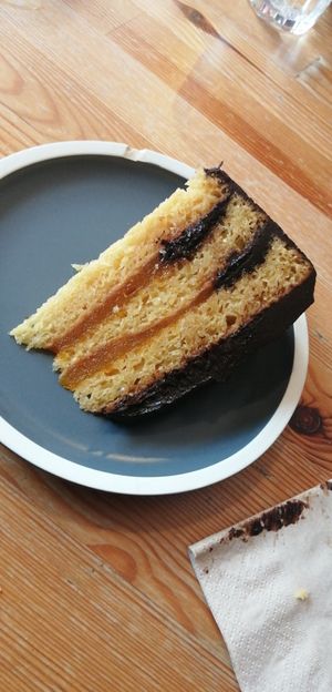 Jaffa cake  at Chapter One Coffee Shop in Edinburgh