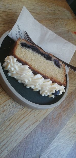 Blueberry and lemon loaf  at Chapter One Coffee Shop in Edinburgh