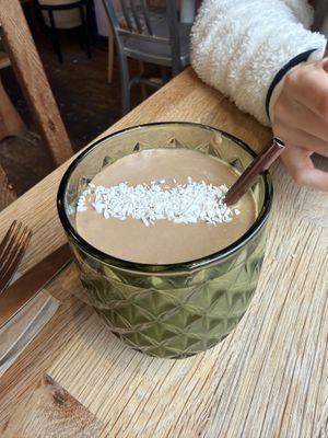 Coffee smoothiee  at Chapter One Coffee Shop in Edinburgh